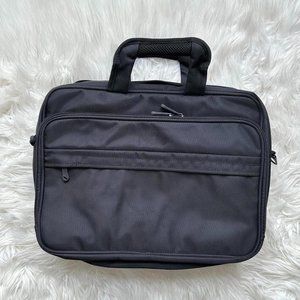 Vintage NWOT IBM Laptop Computer Bag Briefcase Crossbody Strap Zipper Locks